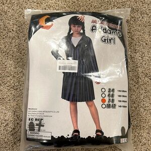 Wednesday Addams Halloween costume- Fits ages 7-9